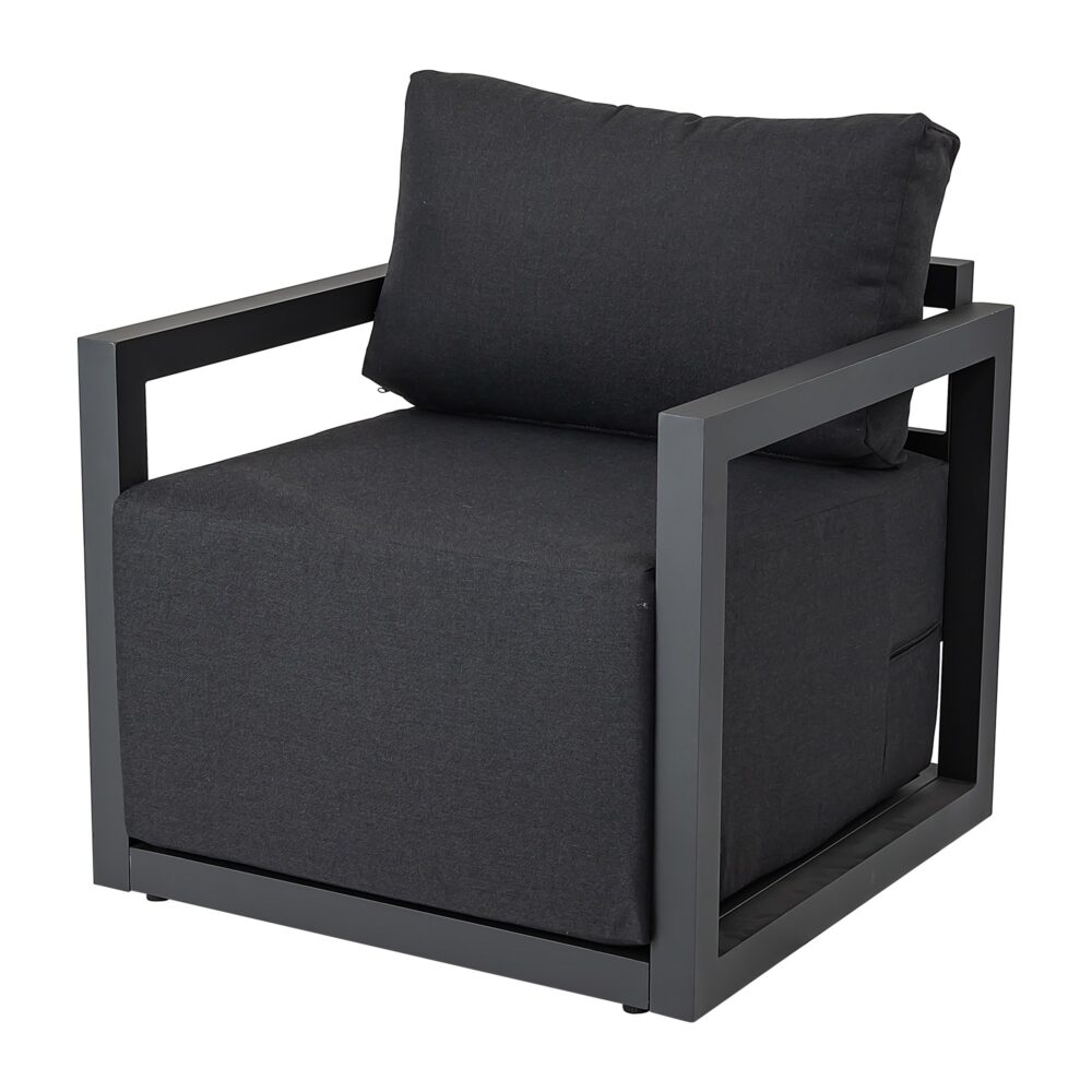 Alfresco 5-Seater Deep-Seated Patio Set ??Charcoal Grey