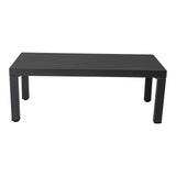 Four-Seat Alfresco Harmony Set – Charcoal Grey - Low Angle