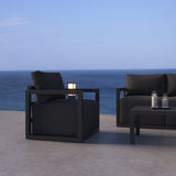 Alfresco Serenity Outdoor Lounge Set – White - Top-Down View