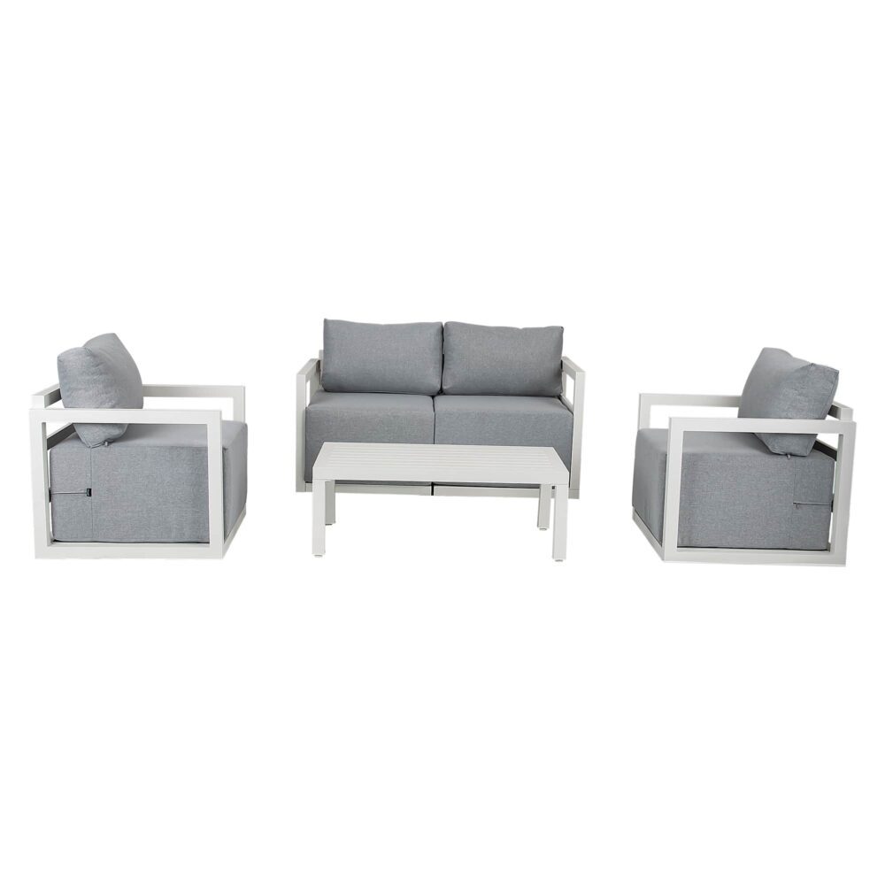 Alfresco Serenity Outdoor Lounge Set ??White