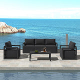 Alfresco 5-Seater Deep-Seated Patio Set ??White