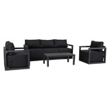Alfresco 5-Seater Deep-Seated Patio Set ??White