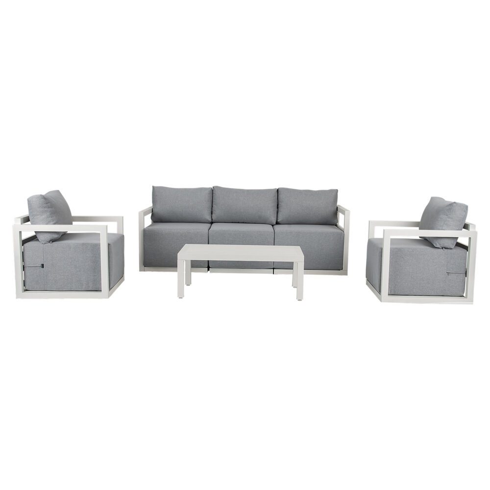 Alfresco 5-Seater Deep-Seated Patio Set ??White