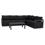 Alfresco Contemporary All-Weather Lounge Set ??White
