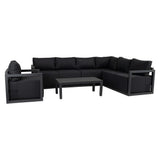 Alfresco 7-Seat Garden Lounge Set ??White