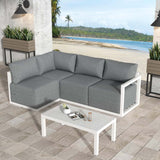 Four-Seat Alfresco Harmony Set ??White