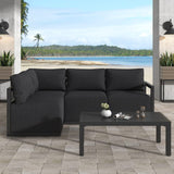 Four-Seat Alfresco Harmony Set – White - Side View