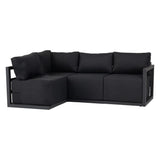 Four-Seat Alfresco Harmony Set – White - Rear View