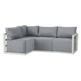 Four-Seat Alfresco Harmony Set – White - Extra Image