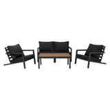 Aidan Garden Furniture Set in Slate Grey ??5 pieces