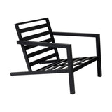 Aidan Garden Furniture Set in Slate Grey — 5 pieces - Close-Up Angle
