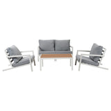 Aidan Garden Furniture Set in White ??5 pieces