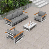 5 Seater Grandeur Lounge Suite ??White