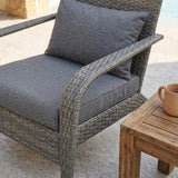 Coastal Weave Reclining Armchair with Bonus Cushion Covers - Extra Image