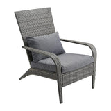 Coastal Weave Reclining Armchair with Bonus Cushion Covers - Extra Image