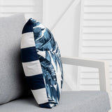 Dual-Sided Square Outdoor Throw Pillow - Top-Down View