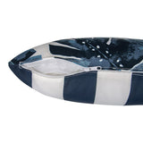 Dual-Sided Square Outdoor Throw Pillow - Close-Up Angle
