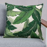 Vibrant Square Outdoor Throw Pillow - Side View