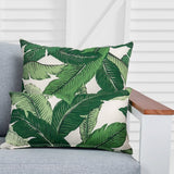 Vibrant Square Outdoor Throw Pillow - Top-Down View
