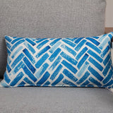 Rectangular Outdoor Cushion Pillows - Top-Down View
