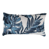 Bicolour Outdoor Lumbar Cushion Pillows - Top-Down View