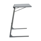 Anywhere Laptop Pro Desk in Silver Grey - Side View