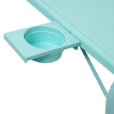 Anywhere Laptop Pro Desk in Turquoise - Low Angle