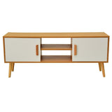 Entertainment Unit TV Unit with Ample Storage and Double-doors 120CM - Side View