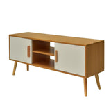 Entertainment Unit TV Unit with Ample Storage and Double-doors 120CM - 45-Degree Angle