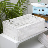 Removable Bathroom Side Cabinet Toilet Caddy with Storage Drawers- White - Close-Up Angle