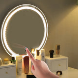 Dressing Vanity Table Stool Set with Make-up LED Lighted Mirror-White - Extra Image