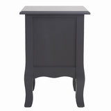 French Bedside Table Nightstand Grey Set of 2 - Extra Image