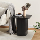 Clara Noir Side Table - Front View
