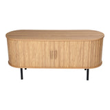 Ripple Sideboard with Sliding Doors — Earthy Elegance Redefined - 45-Degree Angle