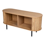 Ripple Sideboard with Sliding Doors — Earthy Elegance Redefined - Rear View