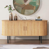 Ripple Sideboard with Sliding Doors ??Earthy Elegance Redefined