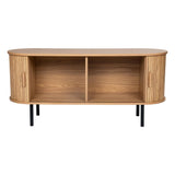 Ripple Sideboard with Sliding Doors ??Earthy Elegance Redefined