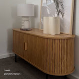 Ripple Sideboard with Sliding Doors ??Earthy Elegance Redefined