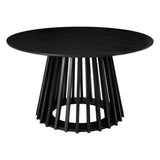 Palmer Slatted Sphere Coffee Table - Side View