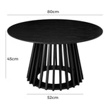 Palmer Slatted Sphere Coffee Table - Extra Image