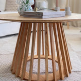 Palmer Coastal Haven Natural Coffee Table - Side View