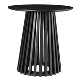 Palmer Charcoal Chic Side Table - Front View
