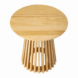 Palmer Timber Tally Natural Side Table