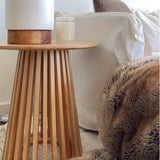 Palmer Timber Tally Natural Side Table - Extra Image