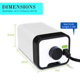 Aquarium Air Pump Oxygen Hydroponic 2 Outlet 180L/H 4W - Extra Image