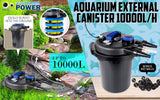 Aquarium Garden UV Light Pond Filter Set 10000L/H - Front View