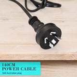 Aquarium Air Pump Oxygen Hydroponic 4 Outlet 670L/H 8W WHITE - Close-Up Angle