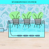 Aquarium Air Pump Oxygen Hydroponic 4 Outlet 670L/H 8W WHITE - Extra Image