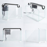 Aquarium Starfire Glass Fish Tank Set Filter Pump 39L - Side View