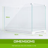 Aquarium Starfire Glass Fish Tank Set Filter Pump 39L - Extra Image